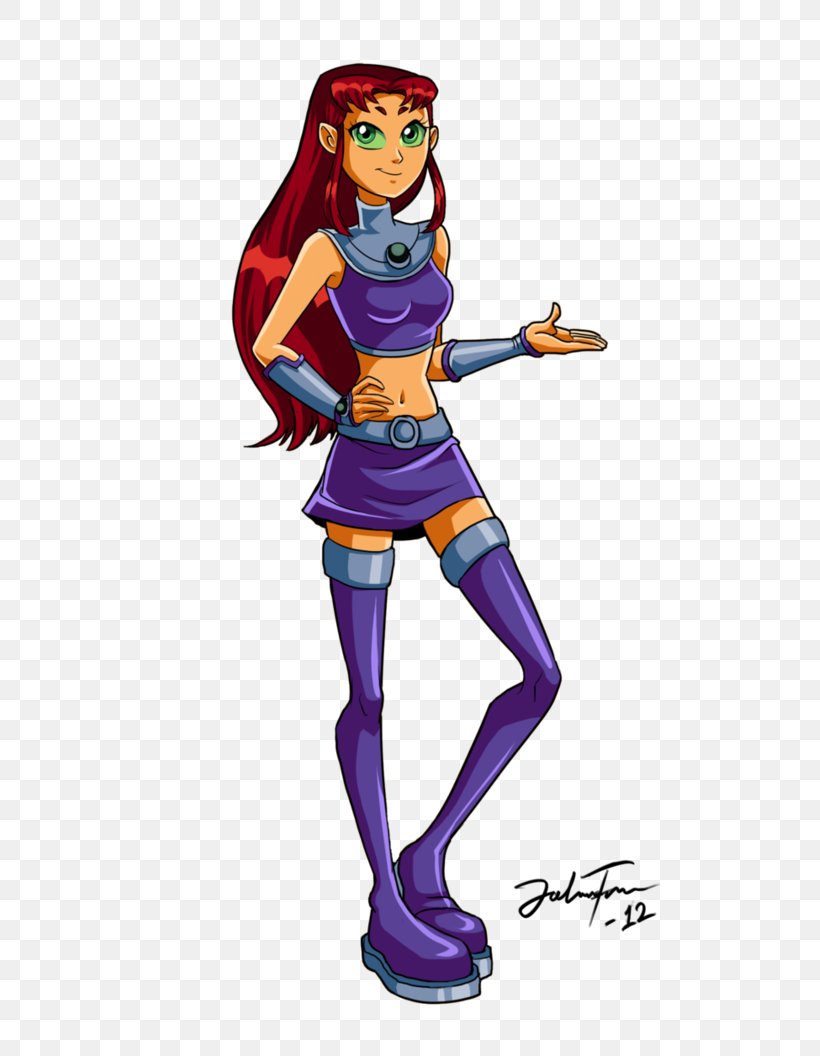 Starfire Raven Teen Titans Wikia DC Comics, PNG, 757x1056px, Watercolor, Cartoon, Flower, Frame, Heart Download Free