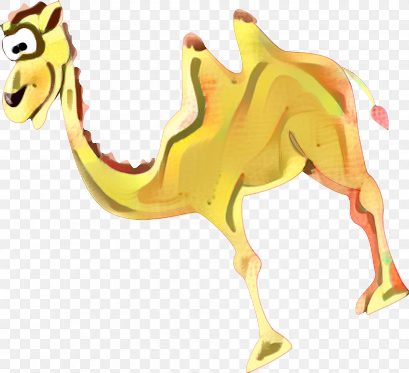 Dromedary Character Yellow Cartoon Fauna, PNG, 1912x1746px, Dromedary, Animal, Animal Figure, Arabian Camel, Art Download Free