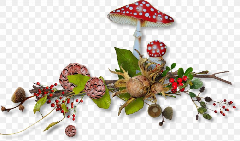 Mushroom Clip Art, PNG, 2515x1479px, Mushroom, Art, Autumn, Blog, Christmas Download Free