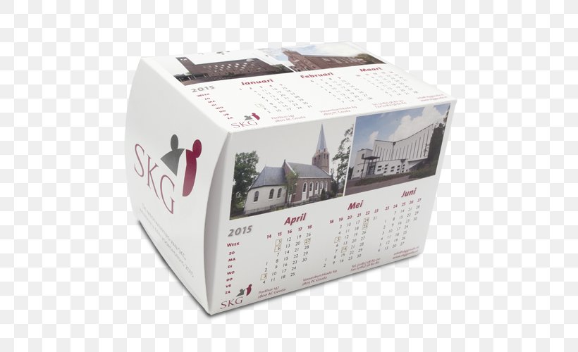 Calendar Carton, PNG, 500x500px, Calendar, Box, Carton, Office Supplies, Packaging And Labeling Download Free