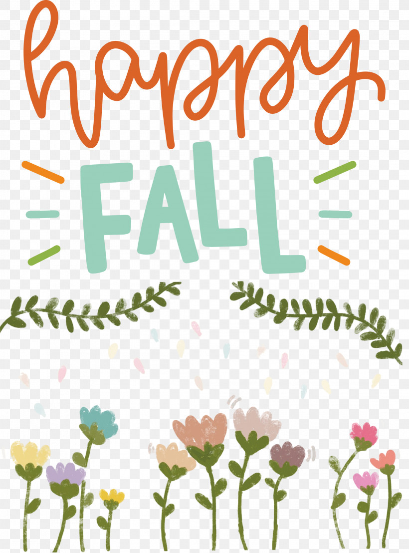 Happy Fall, PNG, 2218x2999px, Happy Fall, Doodle, Drawing, Floral Design, Flower Download Free