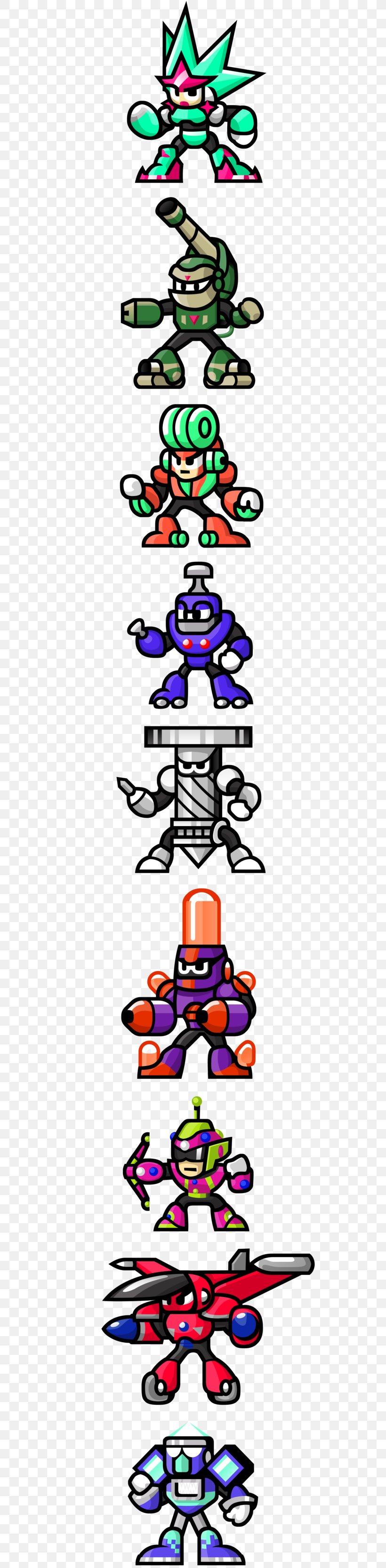 Mega Man 10 Mega Man 8 Mega Man X Mega Man 5, PNG, 600x3333px, Mega Man, Art, Boss, Capcom, Christmas Decoration Download Free