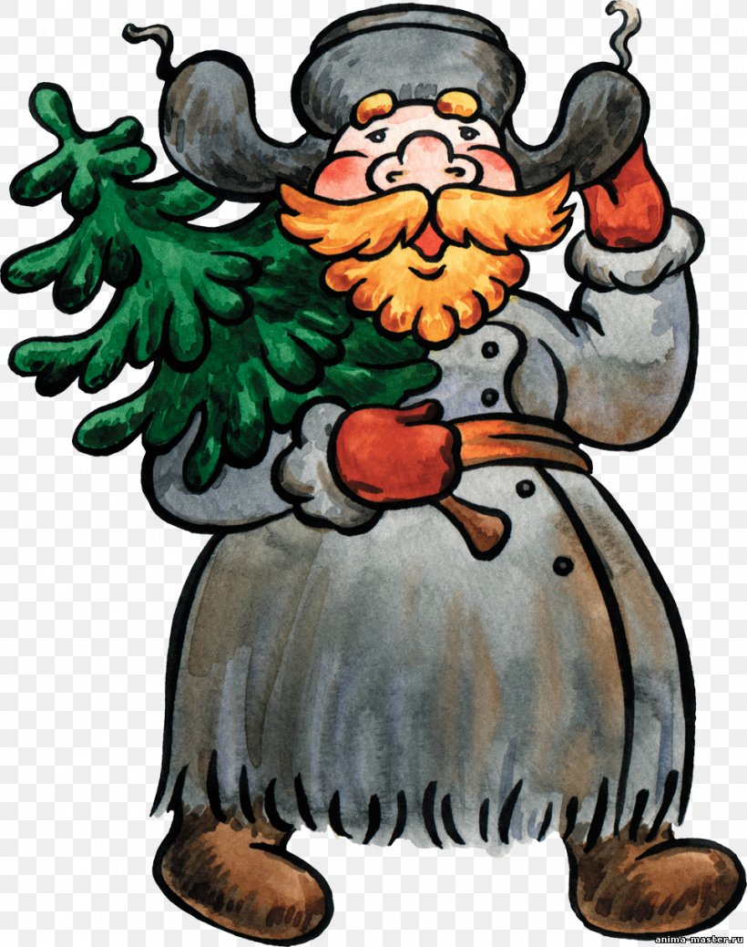 Santa Claus Christmas New Year Tree Clip Art, PNG, 965x1223px, Santa Claus, Animation, Art, Cartoon, Christmas Download Free