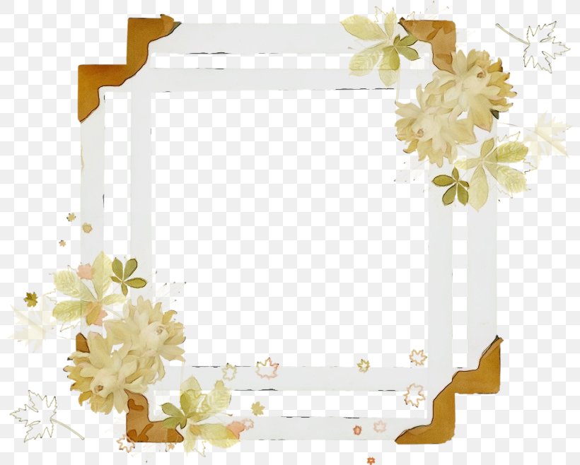 Watercolor Flowers Frame, PNG, 800x658px, Watercolor, Cut Flowers, Flora, Floral Design, Flower Download Free