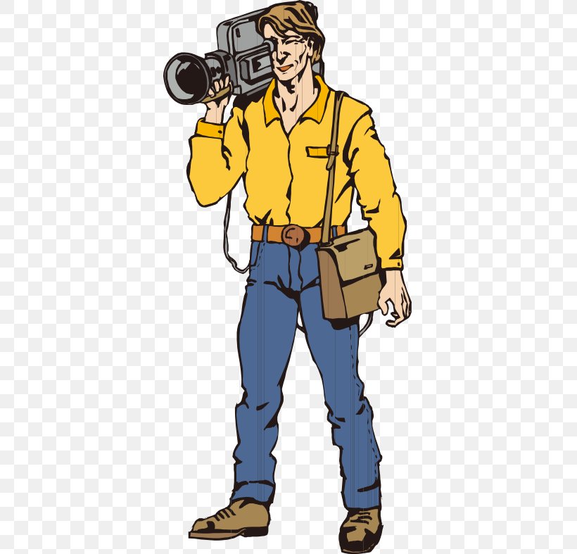 Camera Operator Photographer Clip Art, PNG, 619x787px, Camera Operator, Camera, Cartoon, Construction Worker, Engineer Download Free