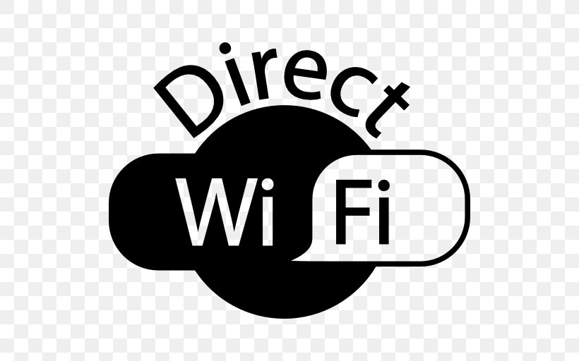 Wi-Fi Direct New Hope Coin Laundry Hotspot Logo, PNG, 512x512px, Wifi, Area, Black, Black And White, Brand Download Free
