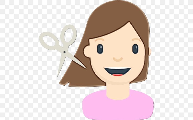 Hair Cartoon, PNG, 512x512px, Ear, Animation, Behavior, Brown Hair, Cartoon Download Free