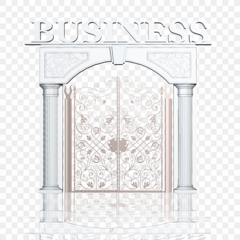 Iron Gate Door Euclidean Vector, PNG, 1000x1000px, Iron, Arch, Architecture, City Gate, Door Download Free