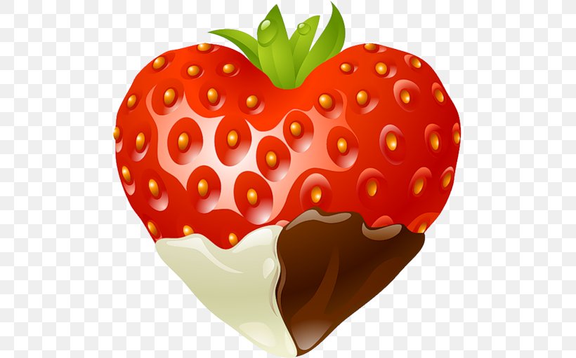 Strawberry Shortcake Clip Art, PNG, 497x511px, Strawberry, Chocolate, Diet Food, Food, Fruit Download Free