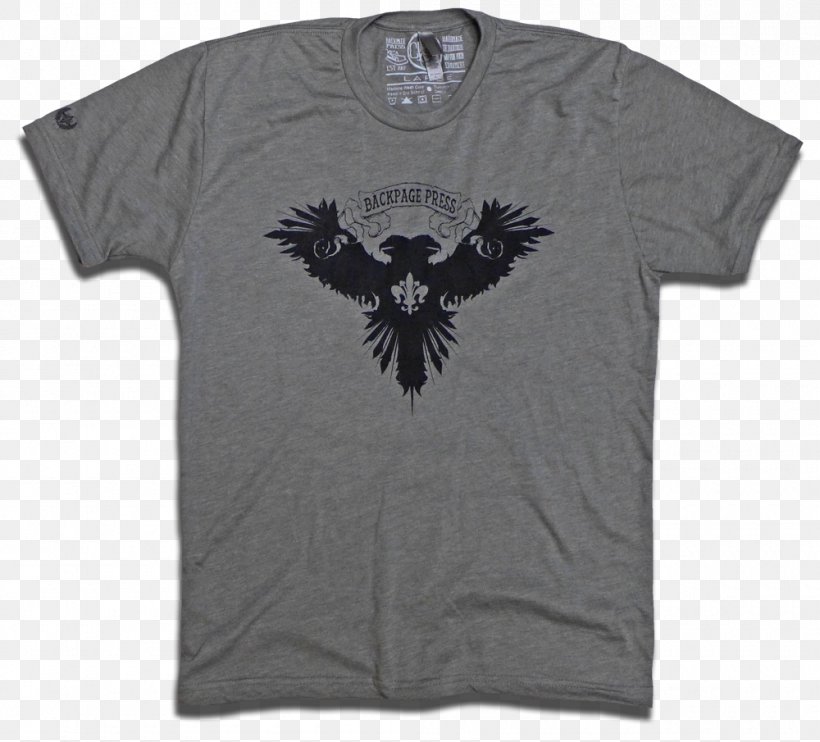 T-shirt Backpage Press Hoodie Printing Clothing, PNG, 1000x905px, Tshirt, Bird, Bird Of Prey, Black, Brand Download Free