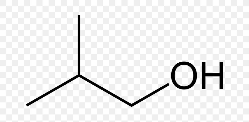 Isobutanol Skeletal Formula Chemical Formula Butyl Group Cyclohexane, PNG, 750x405px, Isobutanol, Alcohol, Area, Black, Black And White Download Free
