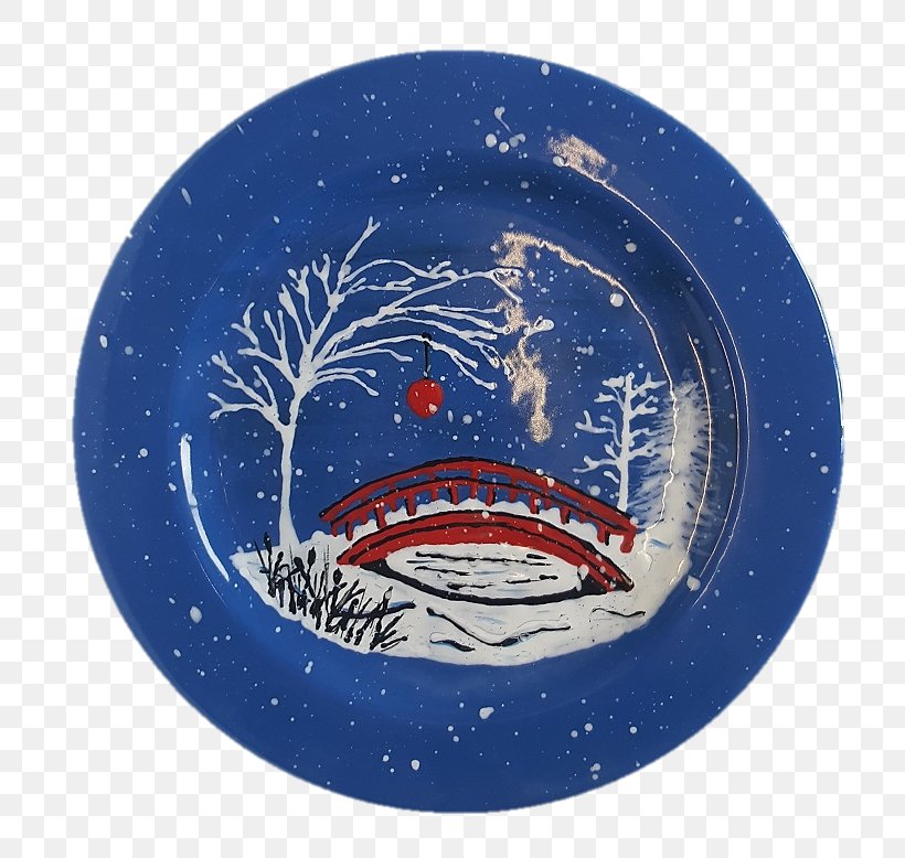 Tableware Plate Cobalt Blue Christmas Ornament Circle, PNG, 734x778px, Tableware, Blue, Christmas, Christmas Ornament, Cobalt Download Free