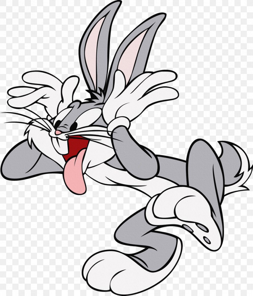 Bugs Bunny Daffy Duck Tweety Cartoon Clip Art, PNG, 917x1074px, Bugs Bunny, Animated Cartoon, Art, Artwork, Black And White Download Free