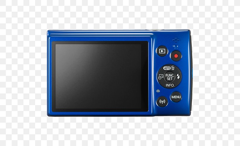 Canon Electronics Cobalt Blue Multimedia Blau, PNG, 800x500px, 720 P, Canon, Blau, Blue, Camera Download Free