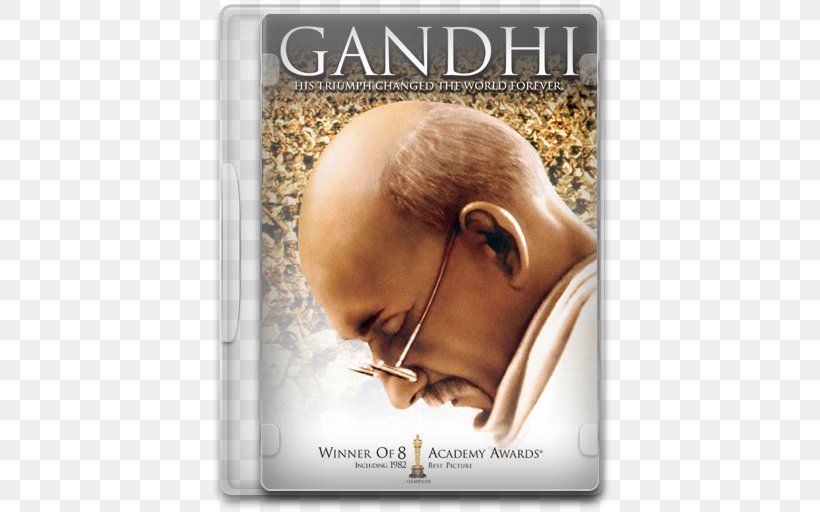 Gandhi: The Screenplay DVD Film Actor Male, PNG, 512x512px, Dvd, Actor, Ben Kingsley, Ear, Film Download Free