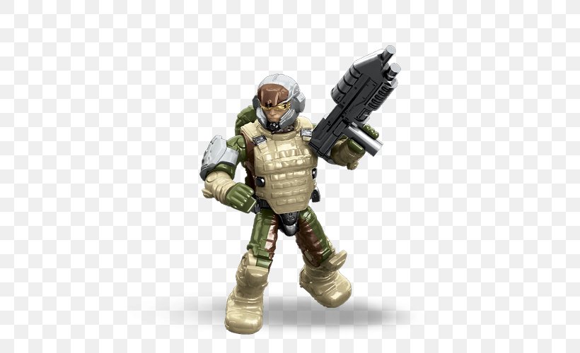 Halo 4 Halo 3 Mega Brands Master Chief LEGO, PNG, 500x500px, 343 Industries, Halo 4, Action Figure, Factions Of Halo, Figurine Download Free