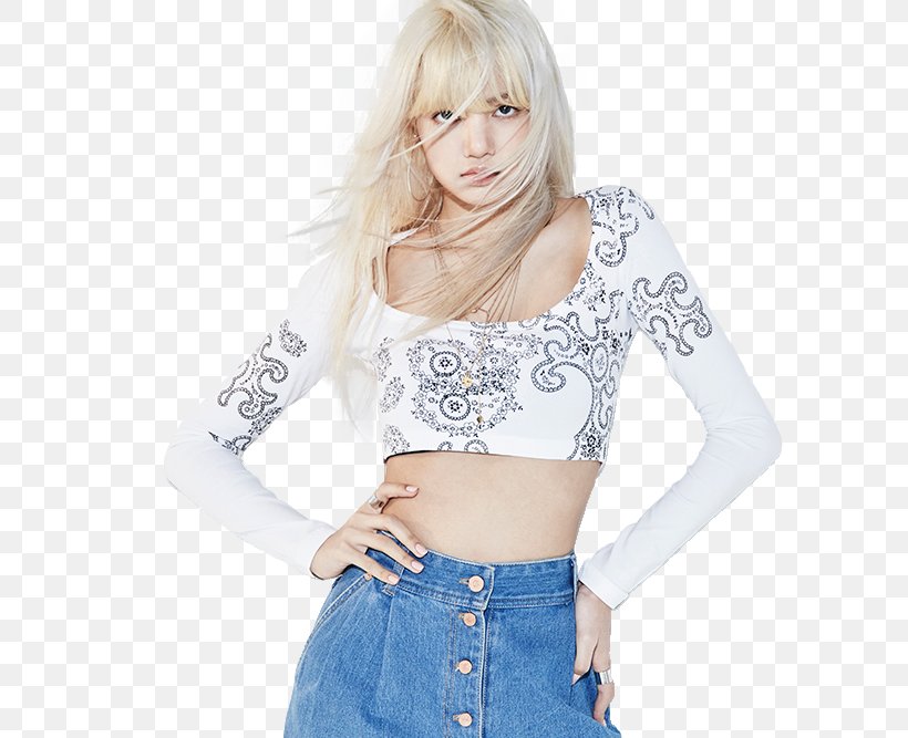 Lisa BLACKPINK YG Entertainment K-pop, PNG, 697x667px, Lisa, Abdomen, Arm, Blackpink, Clothing Download Free