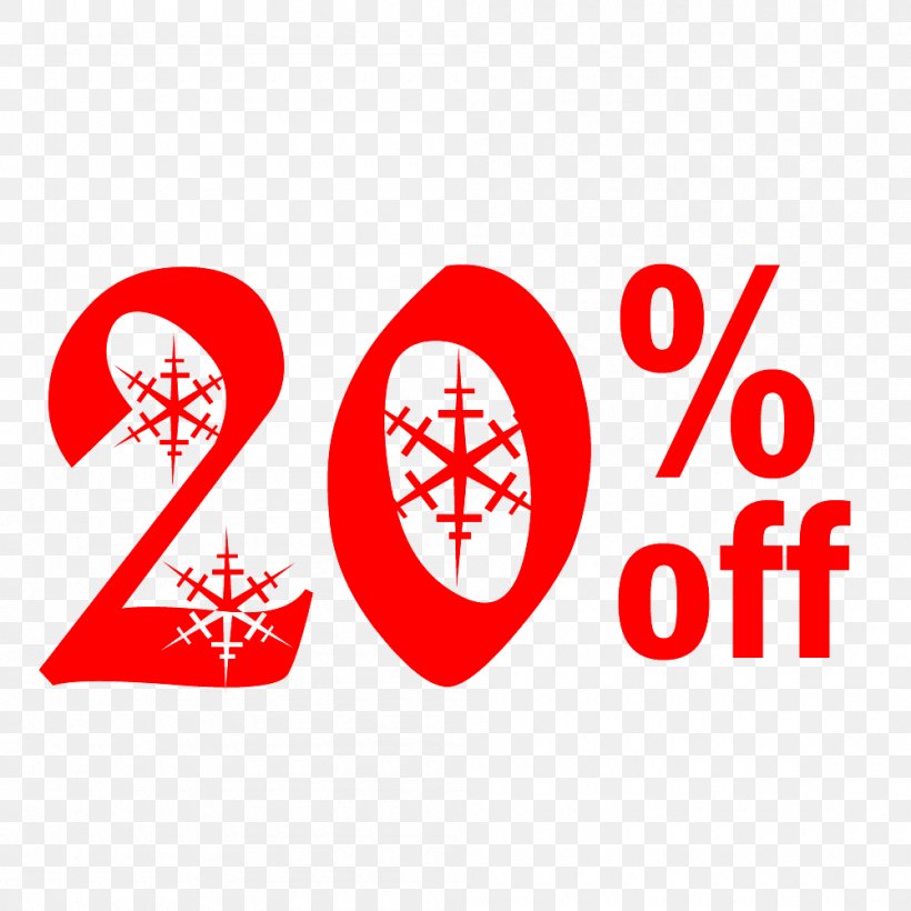 Snow Christmas Sale 20% Off Discount Tag., PNG, 1000x1000px, Christmas Day, Area, Brand, Friendship, Gift Download Free