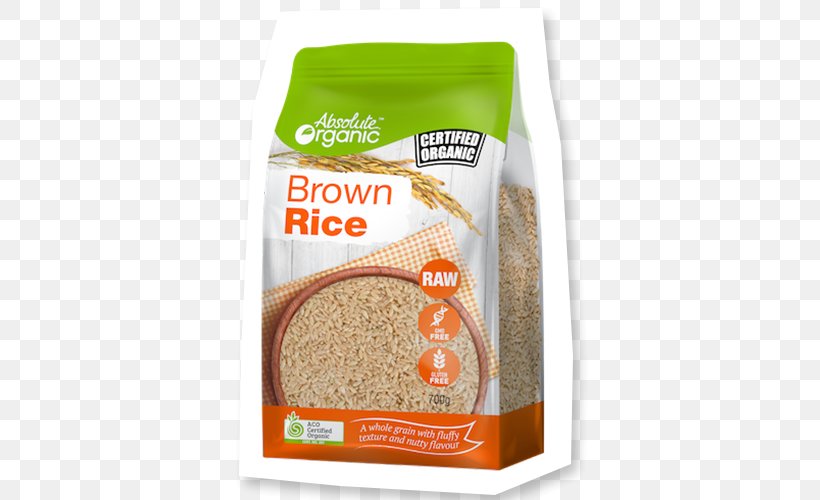 Vegetarian Cuisine Organic Food Breakfast Cereal Rice, PNG, 500x500px, Vegetarian Cuisine, Basmati, Breakfast Cereal, Brown Rice, Cereal Download Free