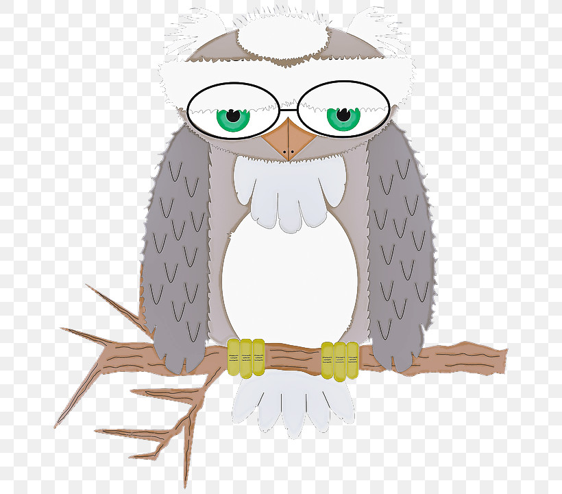 Owl Bird Bird Of Prey Cartoon Eastern Screech Owl, PNG, 673x720px, Owl, Bird, Bird Of Prey, Branch, Cartoon Download Free