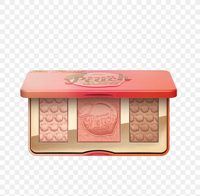 Too Faced Sweet Peach Highlighter Cosmetics Contouring, PNG, 1600x1575px, Too Faced Sweet Peach, Contouring, Cosmetics, Eye Shadow, Face Download Free