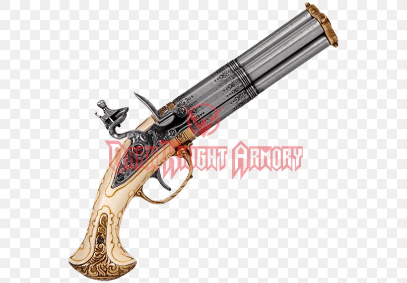 Firearm Gun Barrel Revolver Pistol Flintlock Mechanism, PNG, 570x570px, Watercolor, Cartoon, Flower, Frame, Heart Download Free