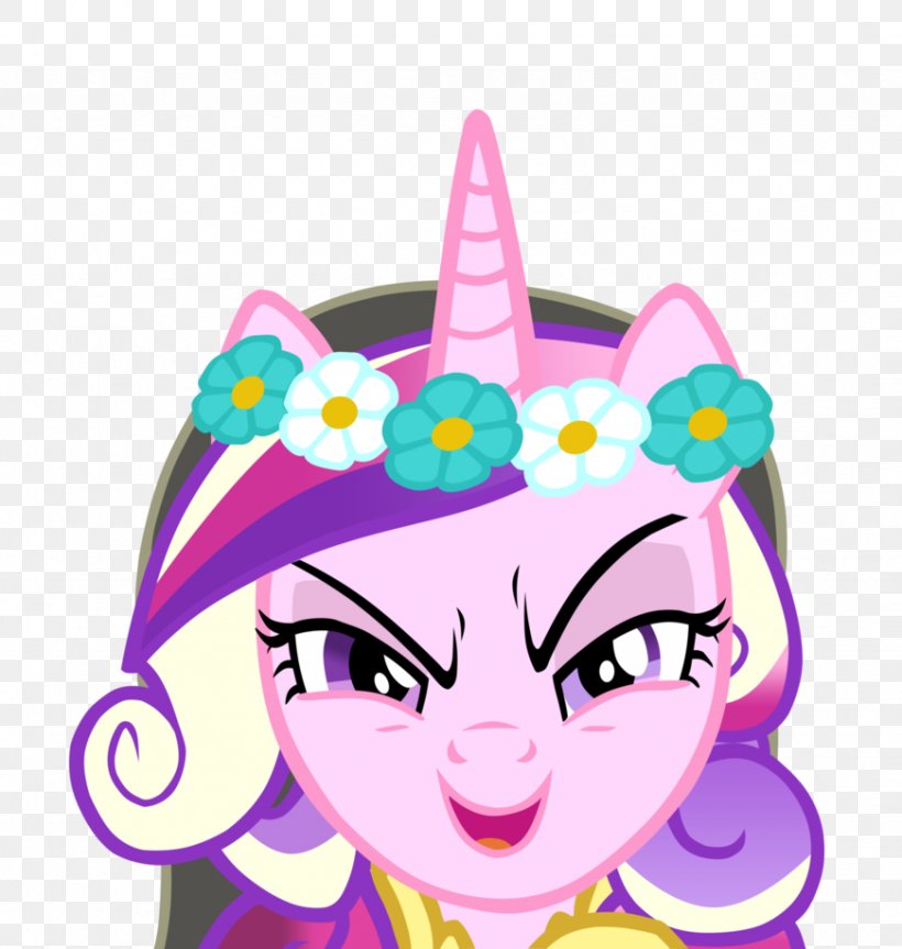 Princess Cadance Evil Laughter Animation, PNG, 871x917px, Watercolor, Cartoon, Flower, Frame, Heart Download Free