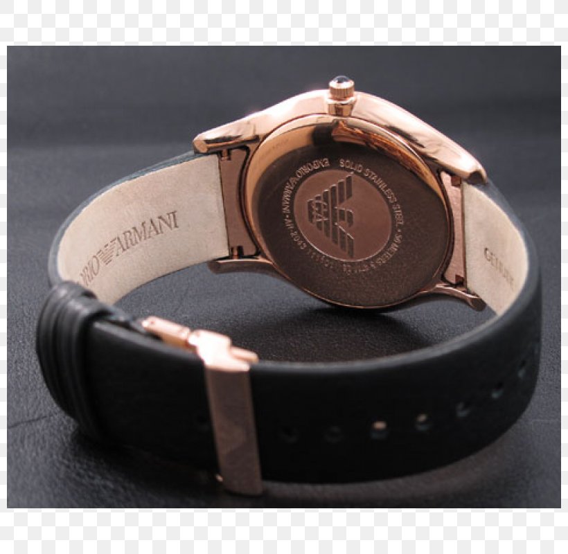 Watch Strap Armani Leather, PNG, 800x800px, Watch, Armani, Black, Brand, Brown Download Free