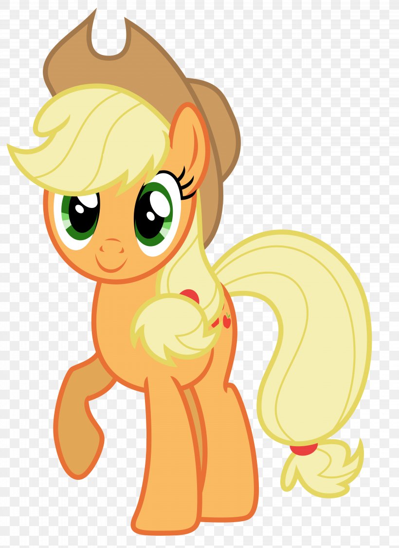 Applejack Twilight Sparkle Pinkie Pie Fluttershy Pony, PNG, 5100x7000px, Applejack, Animal Figure, Cartoon, Deviantart, Ear Download Free