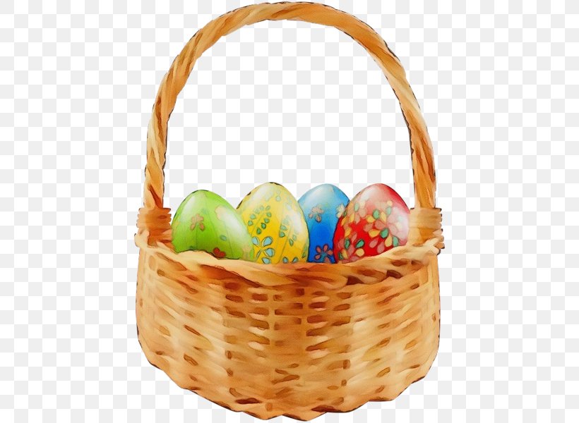 Easter Egg, PNG, 444x600px, Watercolor, Basket, Easter, Easter Egg, Egg Download Free
