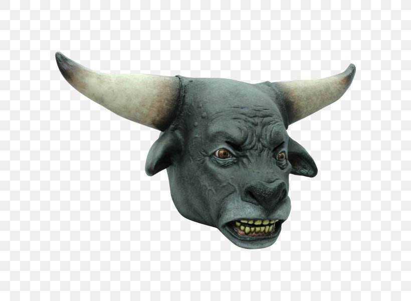 Minotaur Mask Knossos Cattle Greek Mythology, PNG, 600x600px, Minotaur, Animal, Cattle, Cattle Like Mammal, Costume Download Free