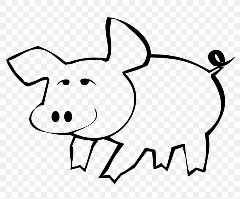 Pig Drawing Mens Adidas Originals Outline Trefoil Design, PNG, 1024x853px, Pig, Blackandwhite, Cartoon, Coloring Book, Drawing Download Free