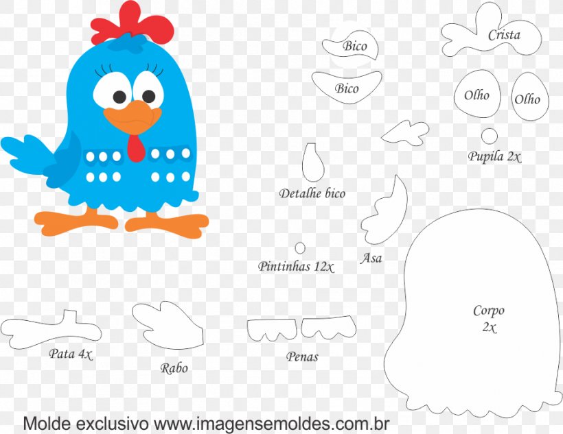 Chicken Galinha Pintadinha Pintinho Amarelinho Felt Molde, PNG, 939x725px, Chicken, Area, Askartelu, Beak, Bird Download Free