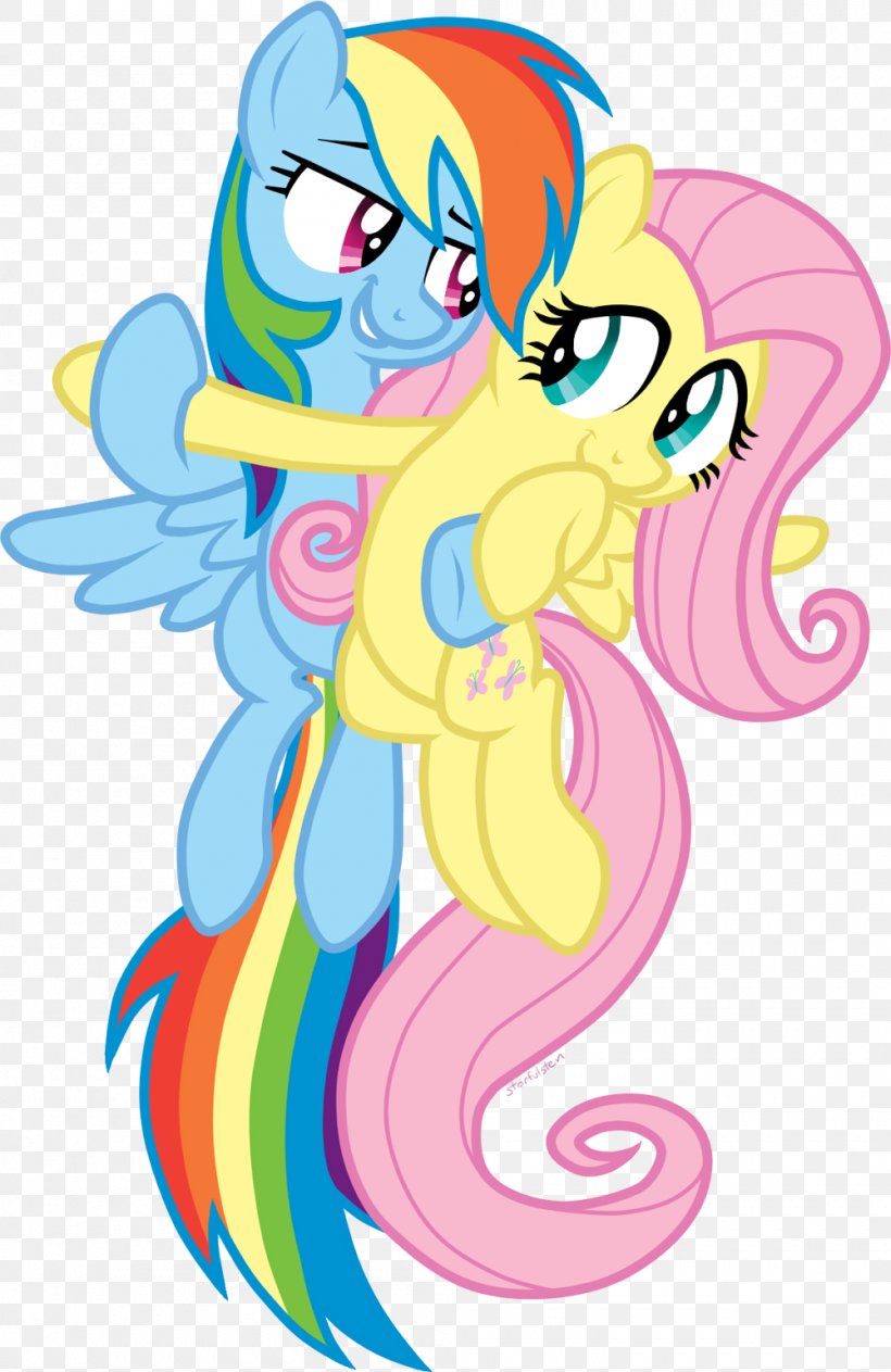 Fluttershy Pony Horse Rainbow Dash Princess Luna, PNG, 1000x1541px, Watercolor, Cartoon, Flower, Frame, Heart Download Free