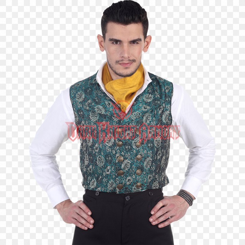Gilets T-shirt Steampunk Fashion Victorian Era, PNG, 850x850px, Gilets, Clothing, Coat, Cosplay, Costume Download Free