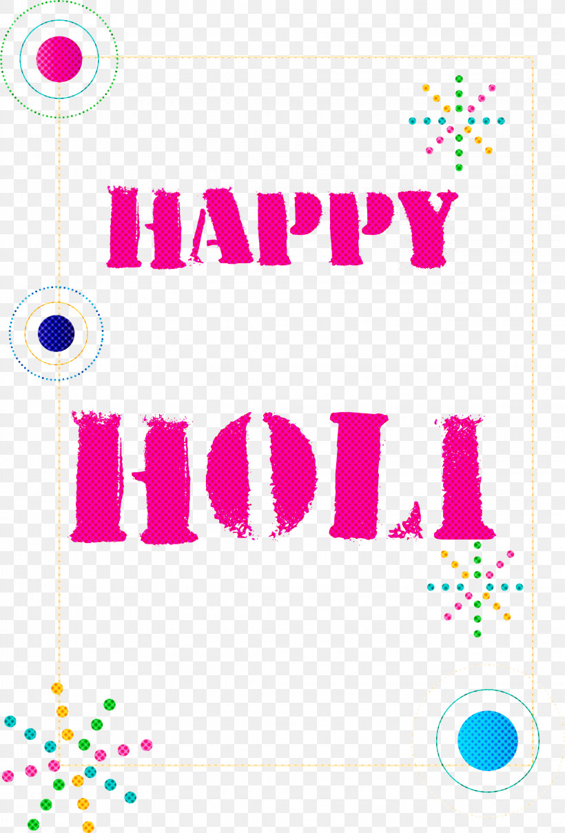 Happy Holi, PNG, 2246x3313px, Happy Holi, Line, Pink, Text Download Free