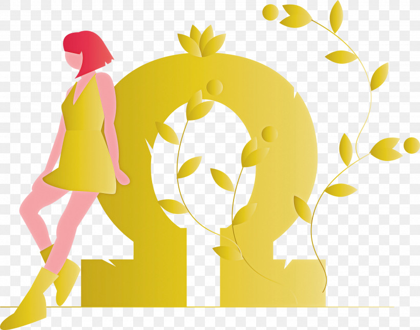 Omega Girl Modern, PNG, 3000x2364px, Omega, Gesture, Girl, Modern, Yellow Download Free