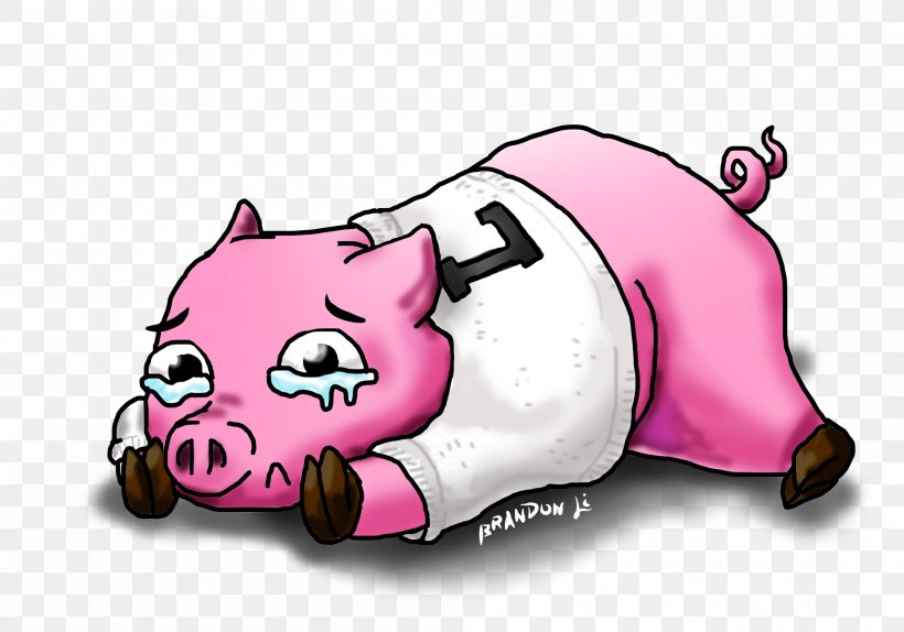 Pig Vertebrate Clip Art, PNG, 2000x1400px, Pig, Animal, Automotive Design, Cartoon, Character Download Free