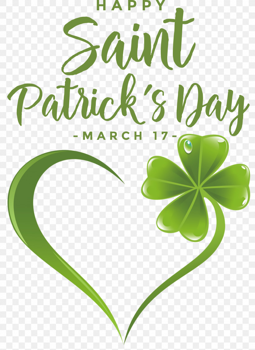St Patricks Day Saint Patrick Happy Patricks Day, PNG, 2188x3000px, St Patricks Day, Biology, Flower, Green, Leaf Download Free