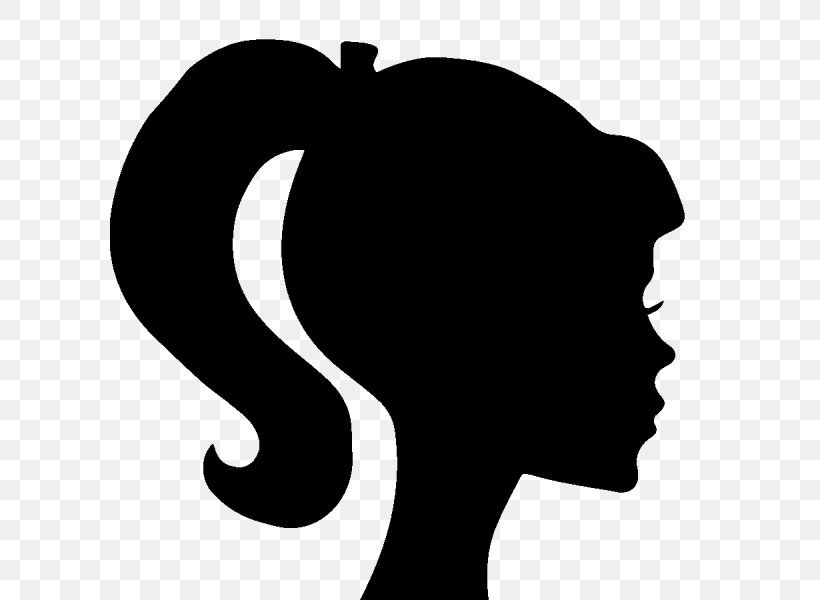 Clip Art Silhouette Image Drawing, PNG, 600x600px, Silhouette, Black Hair, Blackandwhite, Drawing, Ear Download Free