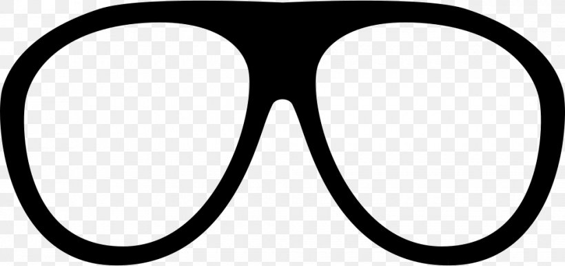 Sunglasses Clip Art Goggles Product Design, PNG, 980x462px, Glasses, Area, Black, Black And White, Black M Download Free