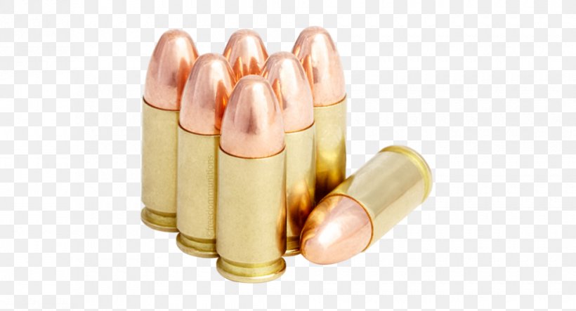 9×19mm Parabellum Full Metal Jacket Bullet Grain Ammunition Firearm, PNG, 980x530px, 9 Mm Caliber, 40 Sw, 45 Acp, 919mm Parabellum, Ammunition Download Free