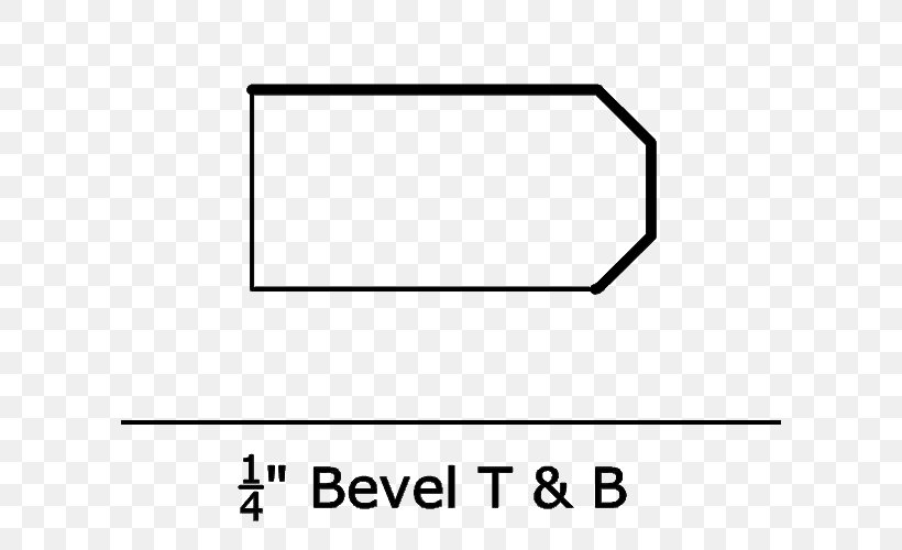 Bevel Edge Angle Quarter Round White, PNG, 600x500px, Bevel, Area, Black, Black And White, Brand Download Free