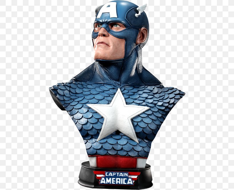Captain America Bust United States Of America Sideshow Collectibles Action & Toy Figures, PNG, 480x665px, Captain America, Action Toy Figures, Bust, Captain America Civil War, Captain America The First Avenger Download Free