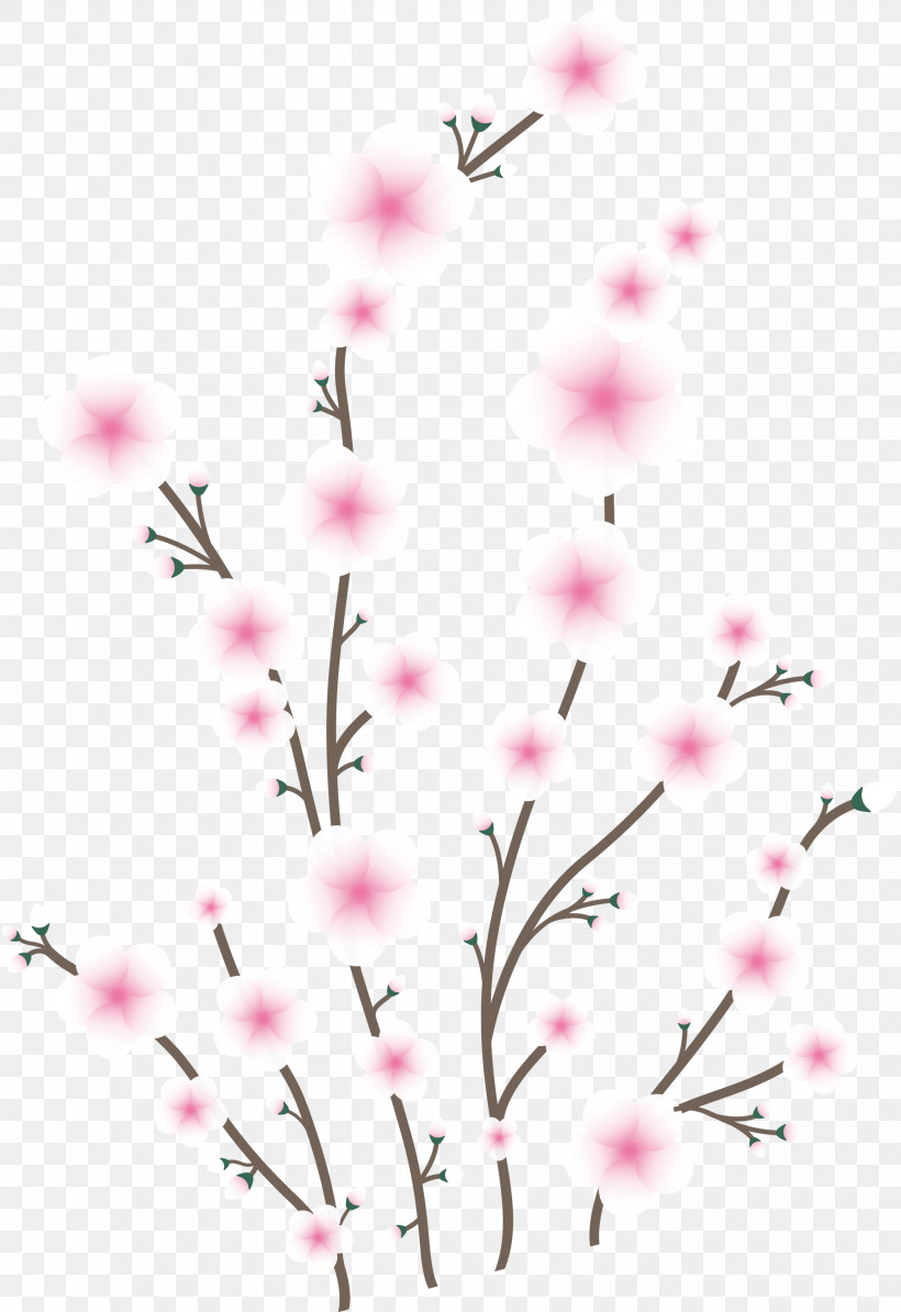 Flowers Floral, PNG, 2059x3000px, Flowers, Blossom, Branch, Cherry Blossom, Floral Download Free