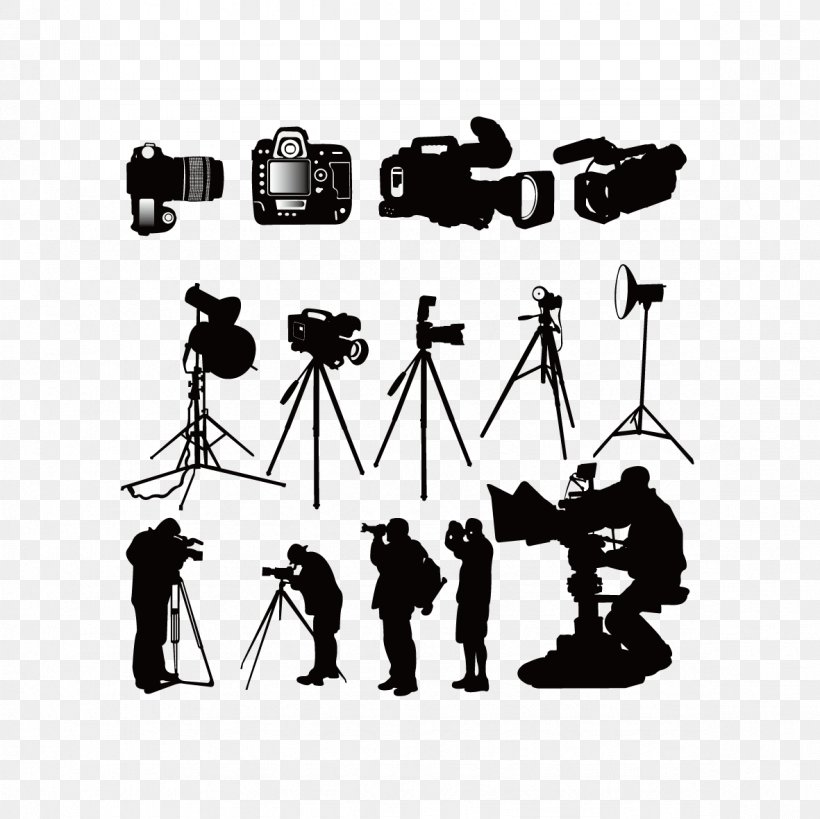 Photographer Photography Silhouette Clip Art, PNG, 1181x1181px, Photographer, Black And White, Camera, Camera Accessory, Camera Operator Download Free