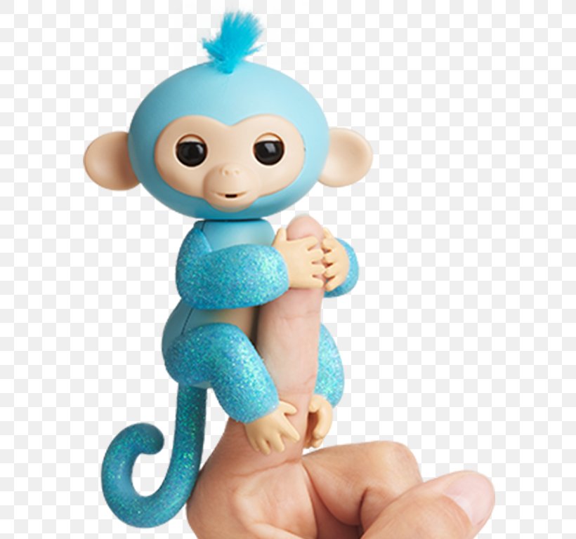 WowWee Fingerlings Monkey Turquoise Toy, PNG, 614x768px, Wowwee, Baby Born Interactive, Blue, Color, Figurine Download Free