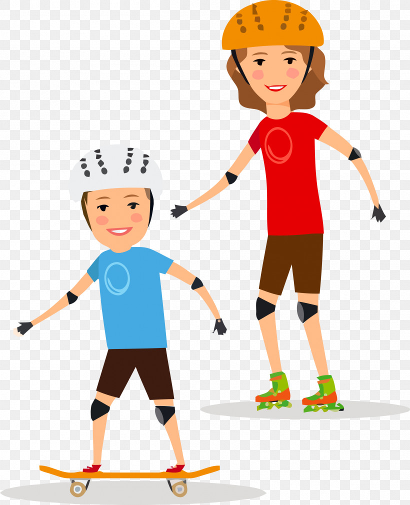 Cartoon Recreation Roller Skating Footwear Sports Equipment, PNG, 2435x3000px, Cartoon, Footwear, Playing Sports, Recreation, Roller Skating Download Free