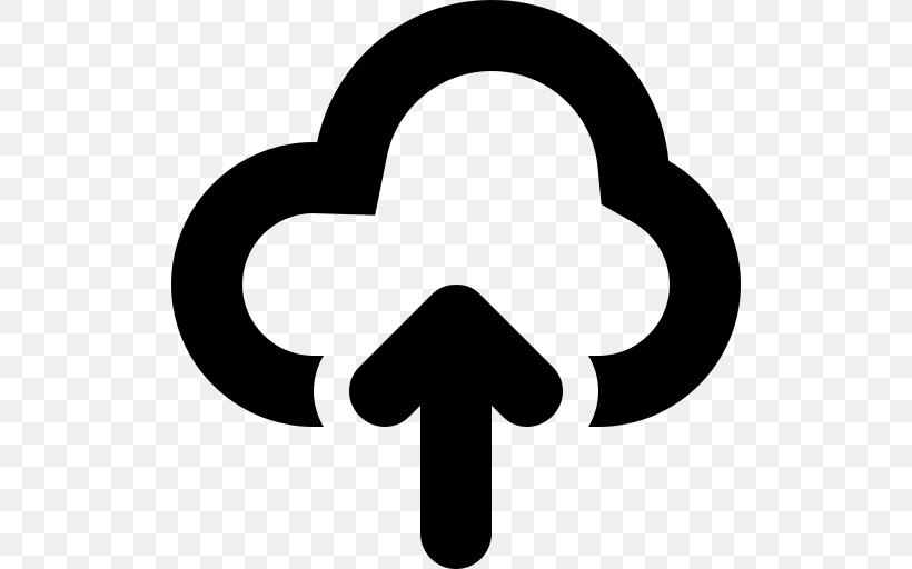 Cloud Storage Upload Cloud Computing Download, PNG, 512x512px, Cloud Storage, Black And White, Cloud Computing, Computing, Data Storage Download Free