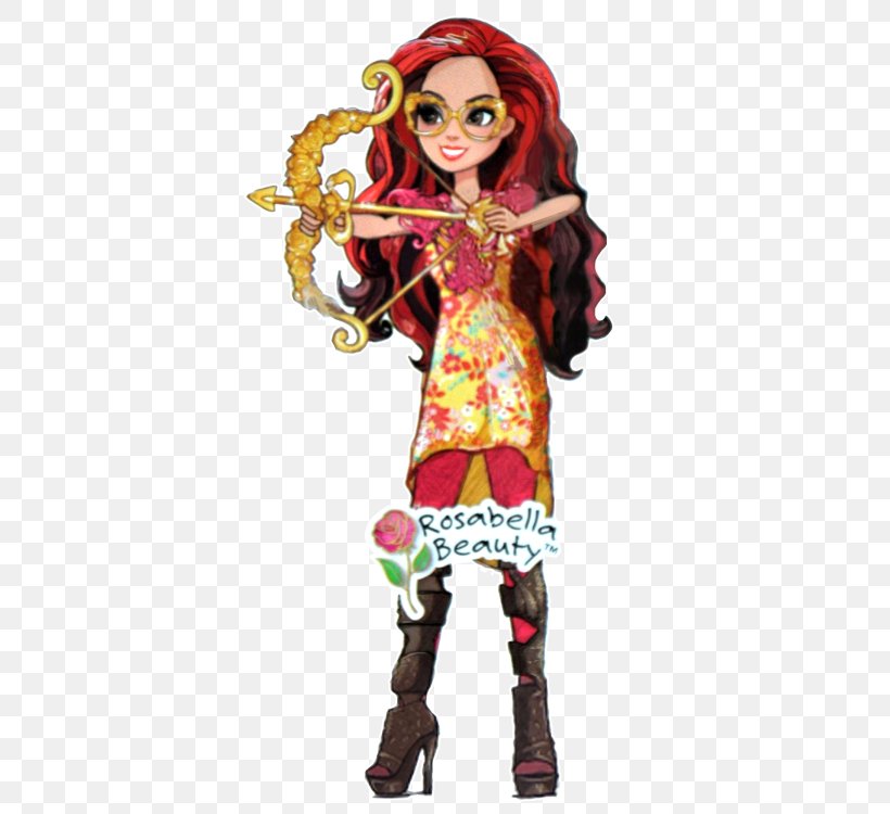 Doll Mattel Ever After High Rosabella Beauty Mattel Ever After High Holly O'Hair And Poppy O'Hair Monster High, PNG, 377x750px, Doll, Archery, Art, Character, Costume Download Free